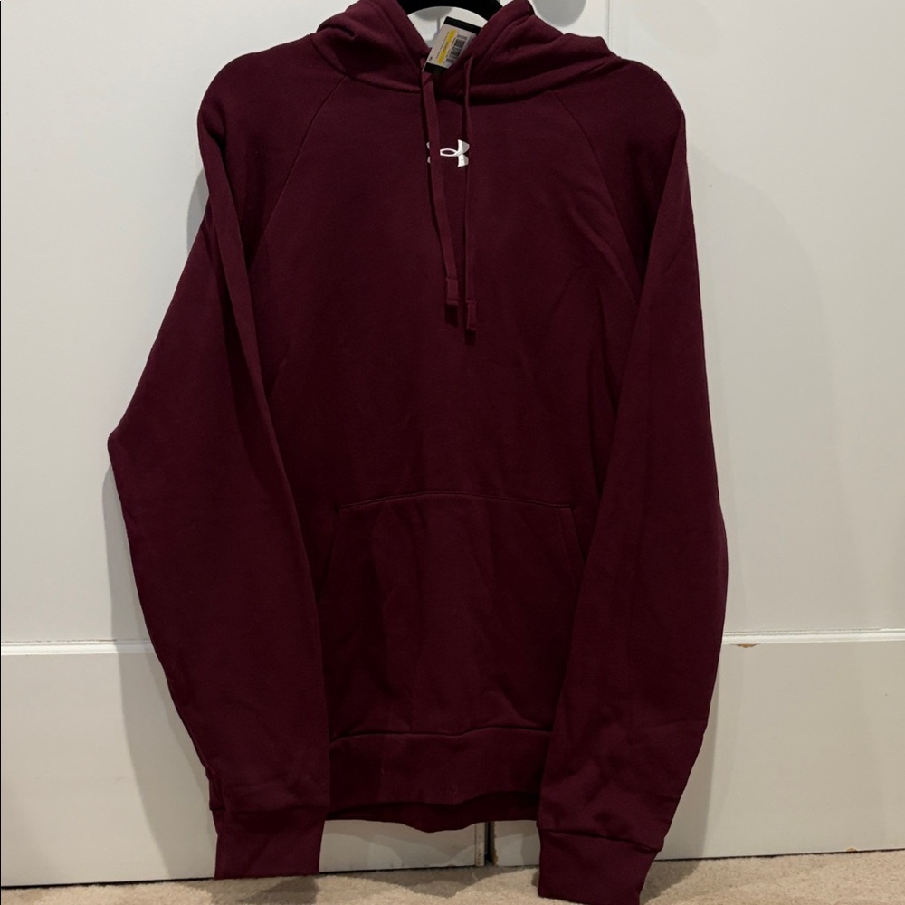 Under Armour Men's Dark Red Hoodie